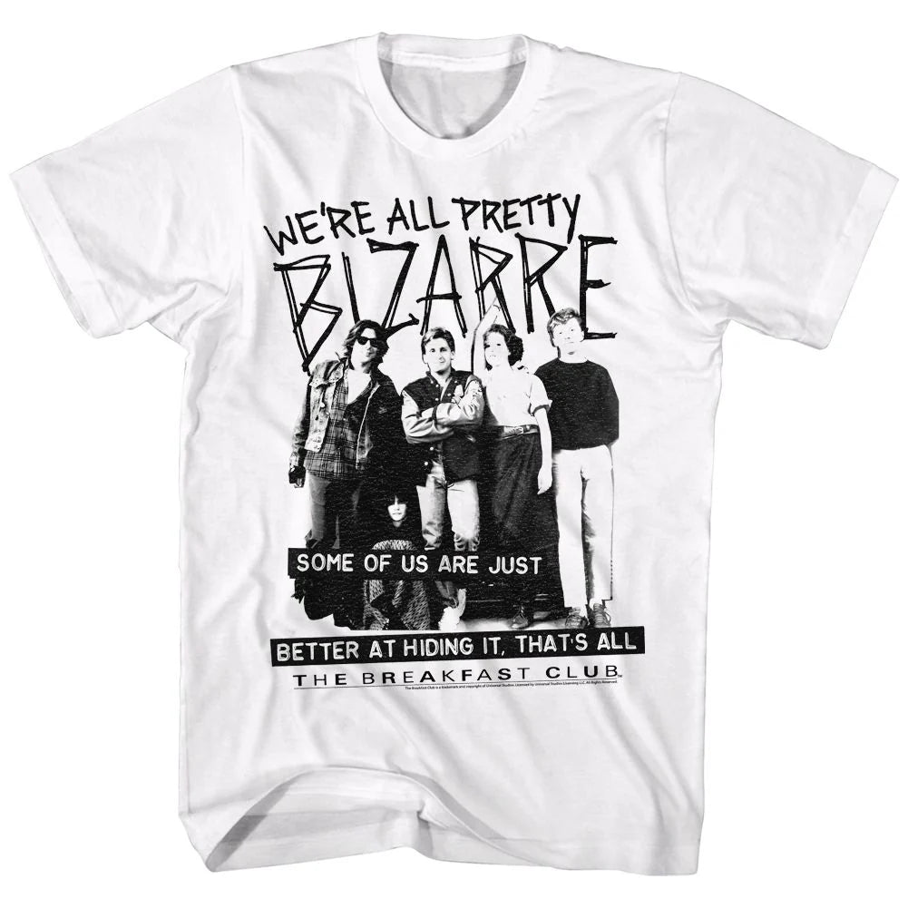 The Breakfast Club – “Pretty Bizarre” Quote Graphic Tee (White)