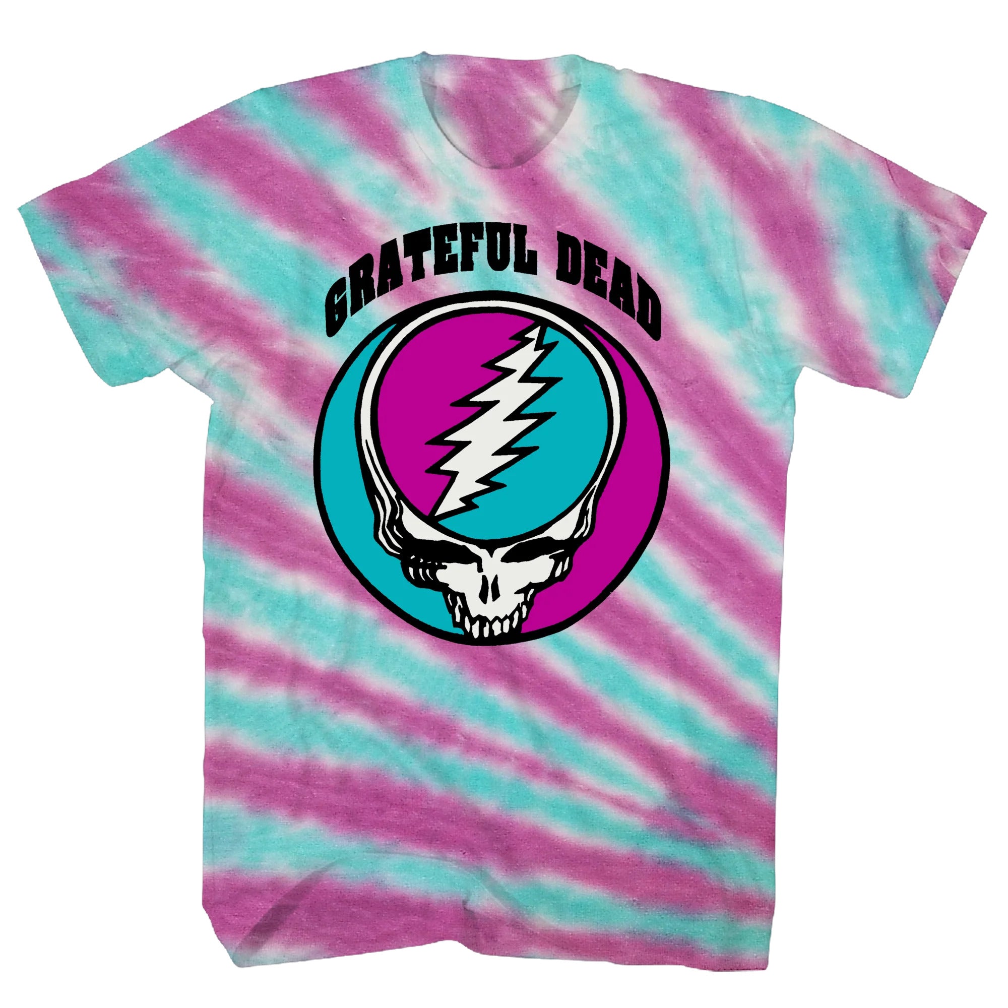 Grateful Dead – Tie‑Dye Skull & Bolt Tee