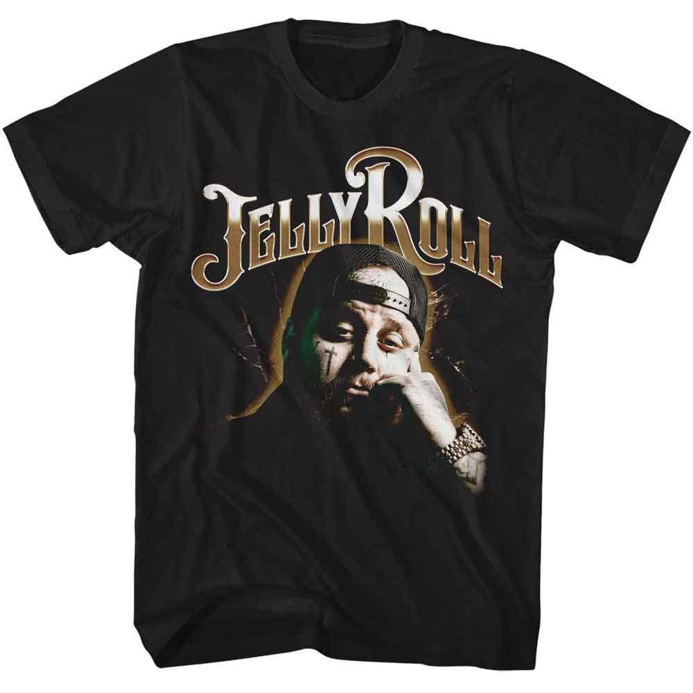 Jelly Roll – “Thinker” Portrait Graphic Tee (Black)