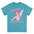 Lady Profanities Funny T-Shirt – Funny Relatable Quote Graphic Tee (White)