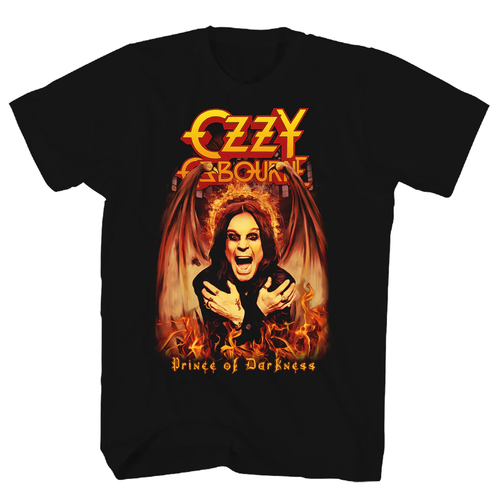Ozzy Osbourne – Demon Wings “Prince of Darkness” Graphic Tee (Black)