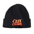 Ozzy Osbourne Logo Embroidered Beanie Hat – Classic Heavy Metal Winter Cap