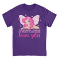 Fairy Attitude – Sarcastic Adult Humor Graphic Tee (Purple)